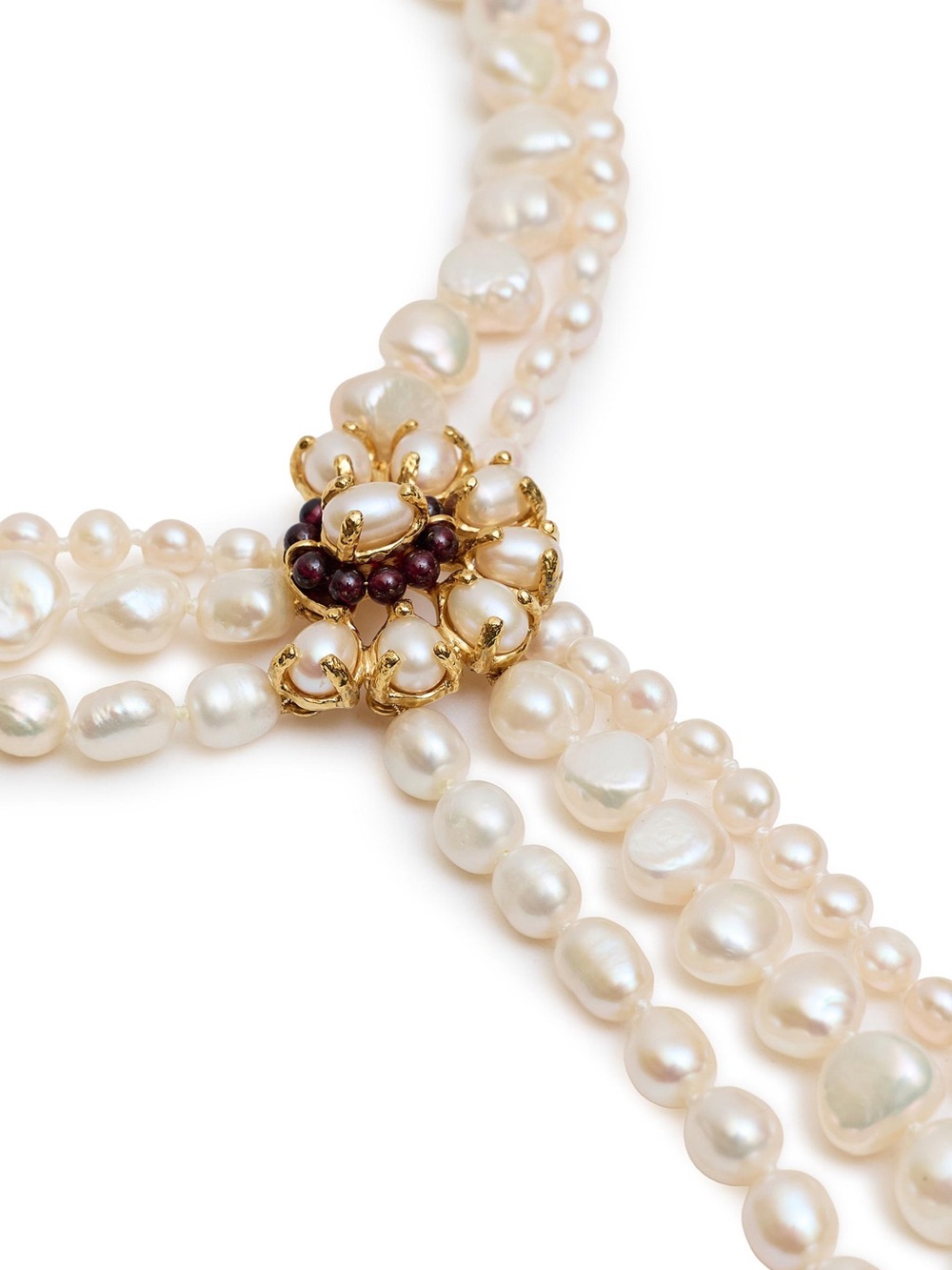 Perles Baroques Tie Necklace